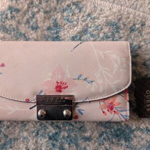 Guess Floral Pink Women's Wallet